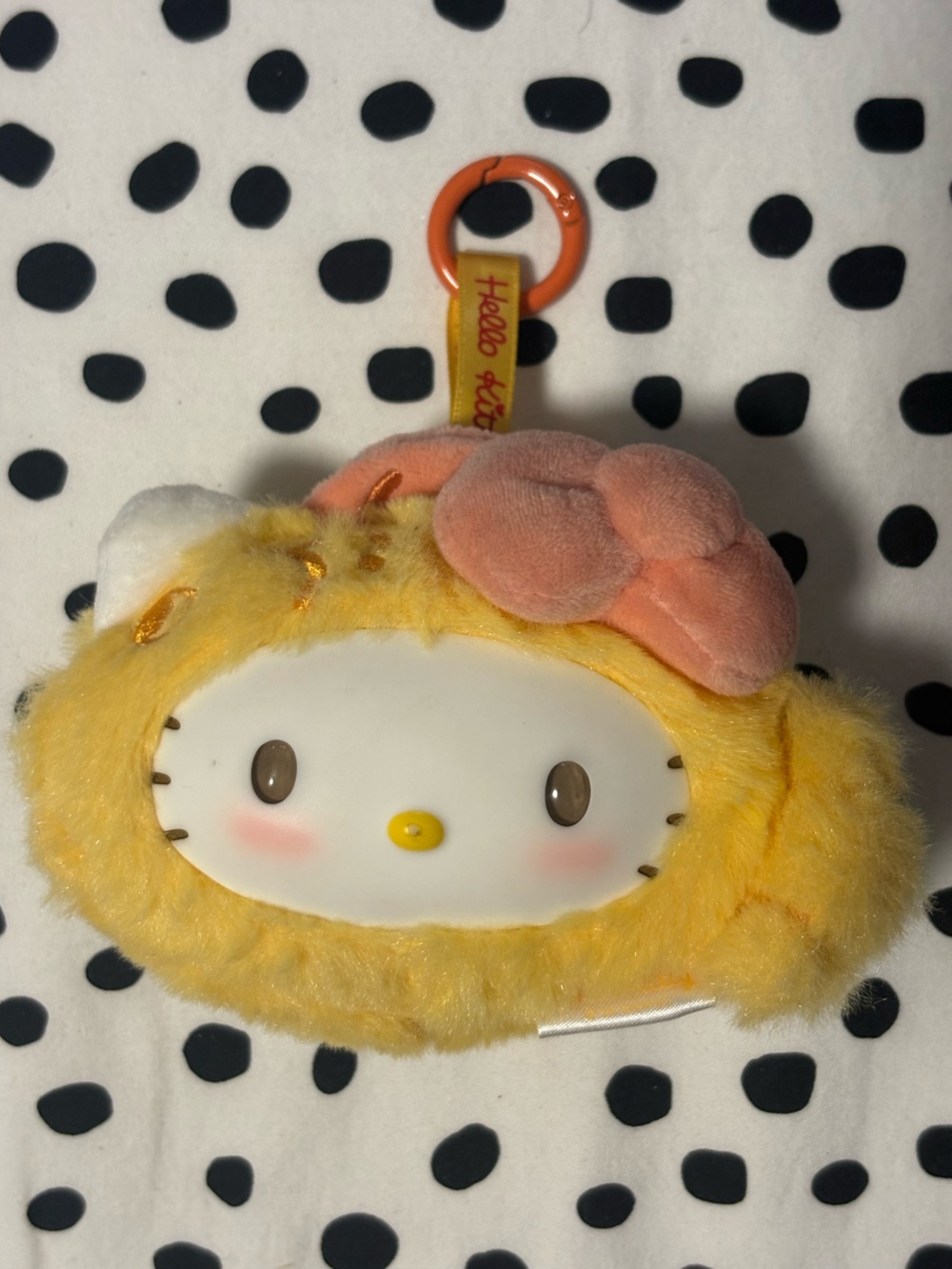 Hello Kitty Lucky Fish Yellow Bag charm